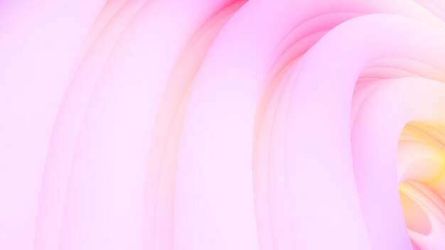 Courbe de couleur de fond abstrait mouvement courbe de couleur pastel doux fond abstrait rendu 3d