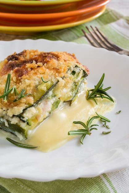 Courgette Parmigiana