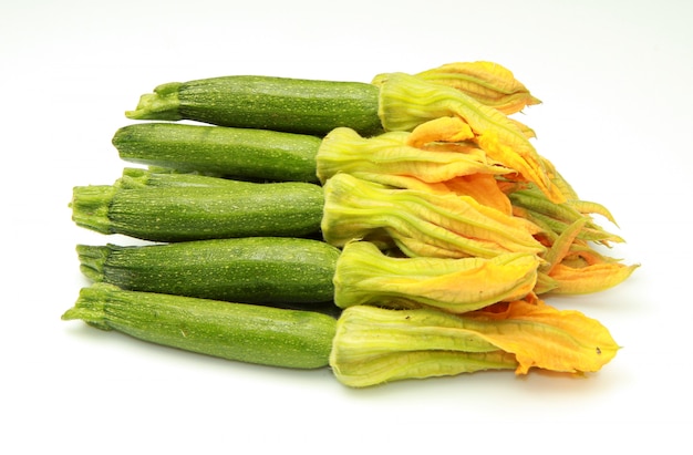 Courgettes en fleurs