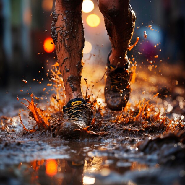 Courir dans une IA générative de chaussures