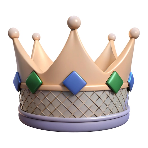 une couronne avec une couronne dessus qui dit " royal "