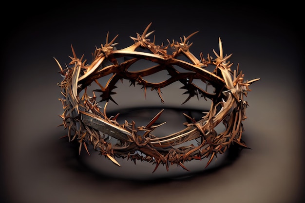 Couronne d'épines de jésus christ 3D