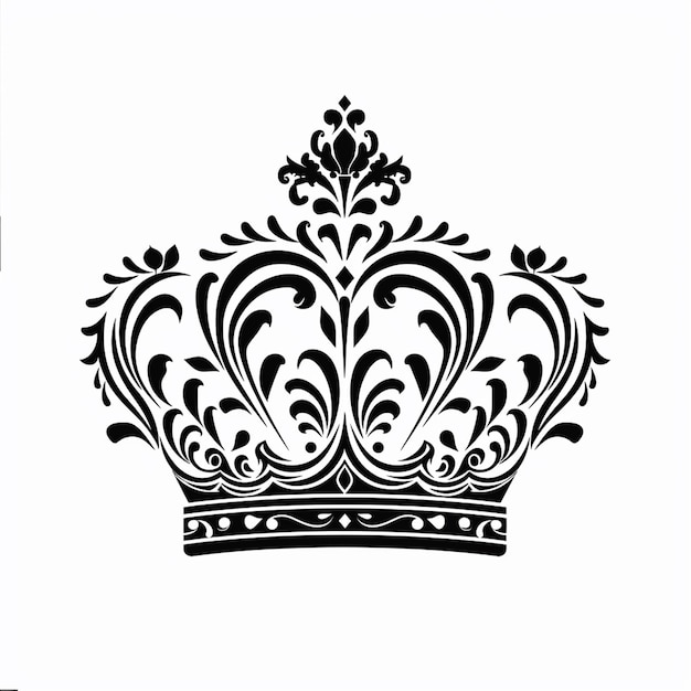 une couronne sur laquelle est écrit le mot couronne