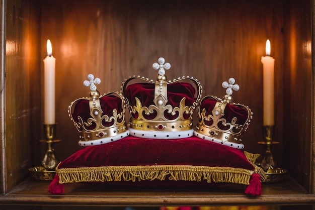 une couronne avec les mots couronne dessus