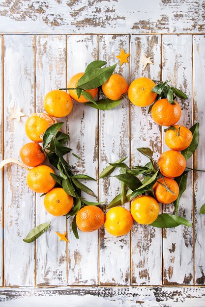 Couronne de Noël aux mandarines