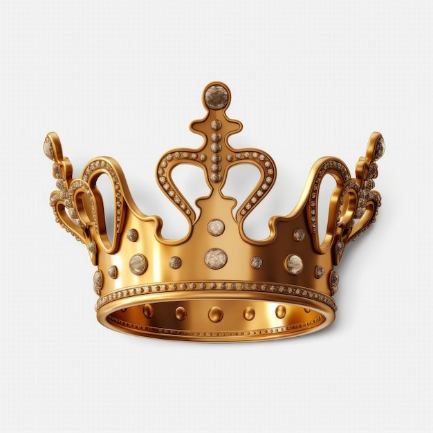 Couronne d&#39;or isolée