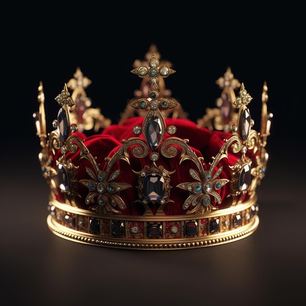 la couronne d'or de la reine