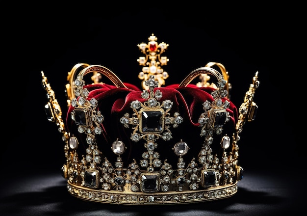 la couronne d'or de la reine