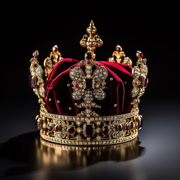 la couronne d'or de la reine