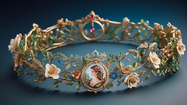 Photo une couronne royale de luxe