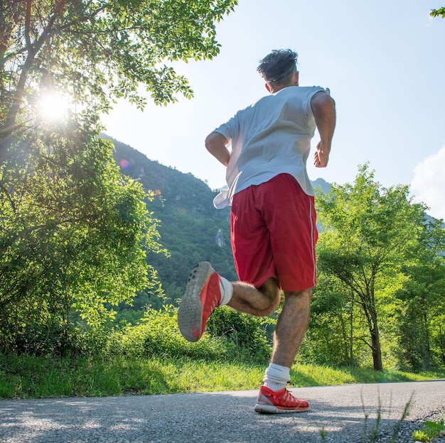 Course pour garder le corps en forme