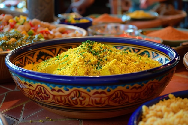 Photo le couscous de la royauté culinaire