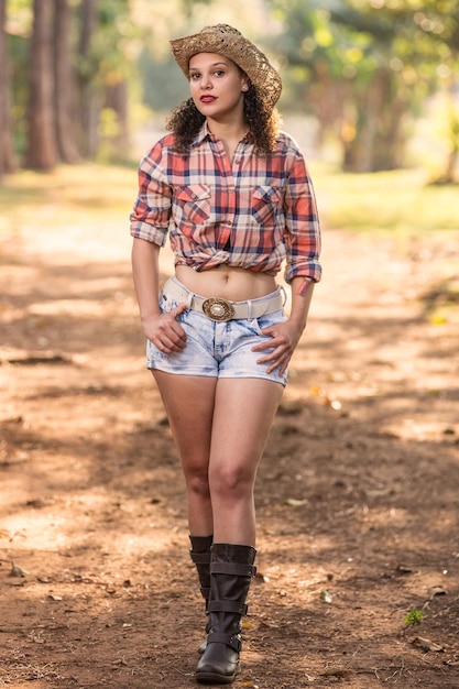 Photo cowgirl