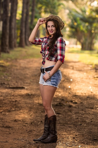 Photo cowgirl