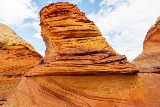 Coyote Buttes de la région sauvage de Vermillion Cliffs, Utah et Arizona