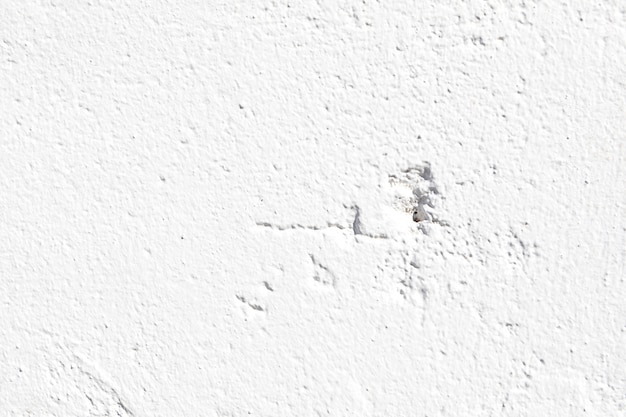 Crack dans un mur blanc