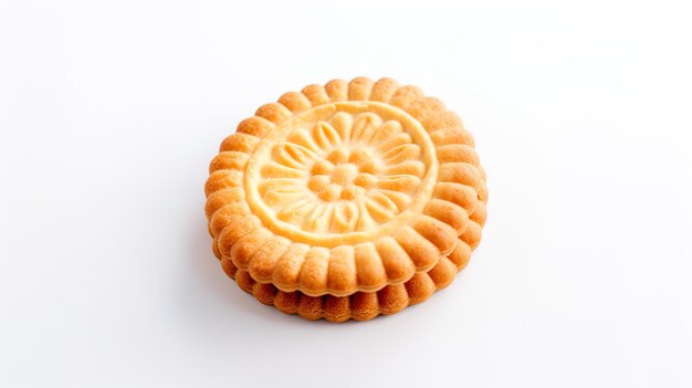 un cracker rond avec un dessin dessus