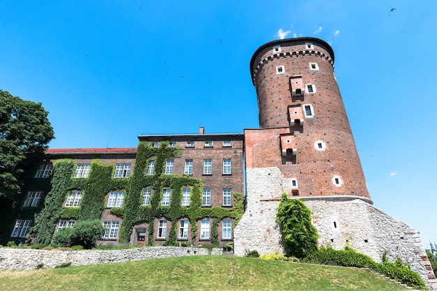 CRACOVIE. POLOGNE. Château de Wawel dans le centre de Cracovie