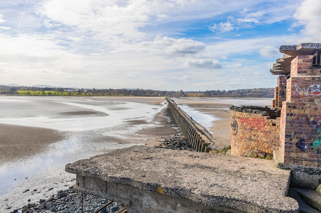 Cramond Island une île déserte à Édimbourg