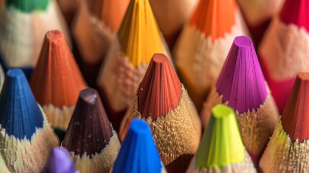 Crayons colorés spécialisés pour les artistes