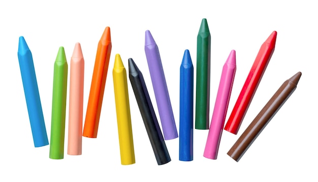 Crayons multicolores lumineux