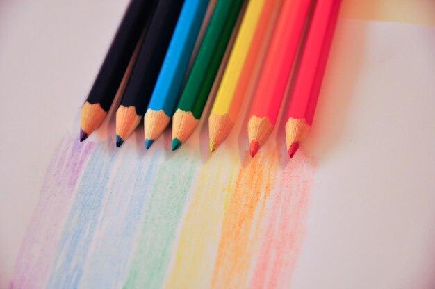 Crayons de peinture