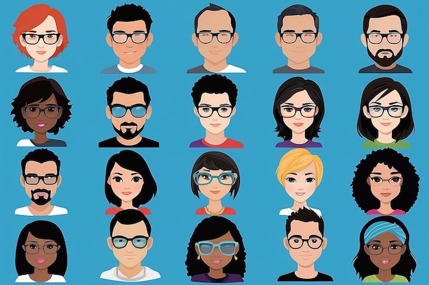 Créateur d'avatars vectoriels