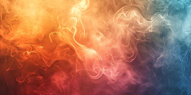 Création d'une atmosphère éthérée avec de la fumée ondulante dans un fond abstrait numérique Concept Abstrait Arrière-plan Ondulation de fumée Atmosphère éthique Design numérique