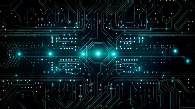 Création d'une conception de circuit abstrait dans le cyberespace AI générative