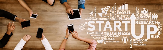 Création d'une entreprise par des personnes créatives