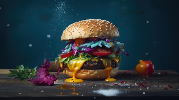 Création innovante de hamburgers avec des ingrédients inattendus