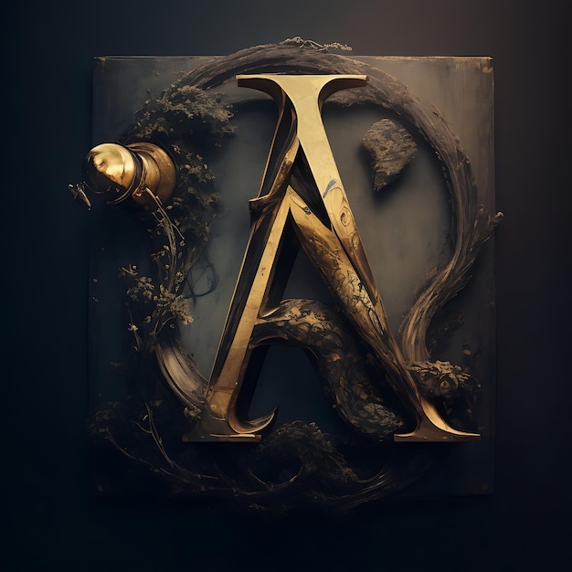 Création de logo de lettre alphabétique 3D