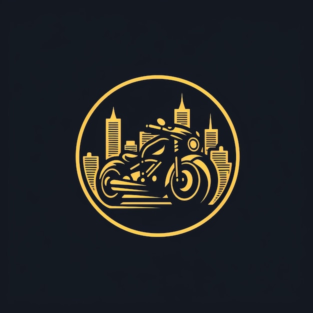 Création de logo moderne pour une moto de la ville de New York