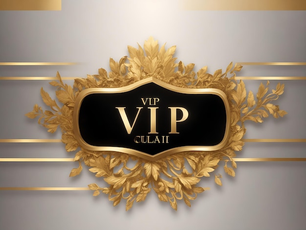 Photo création de logo vip concepts de marque exclusifs