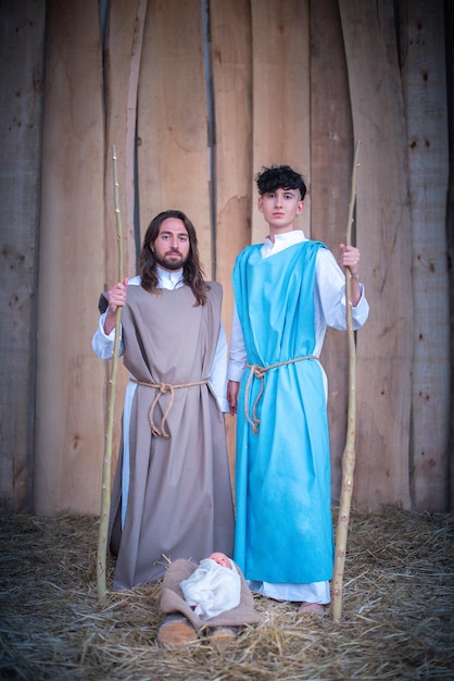 Crèche Lgtb avec un couple gay