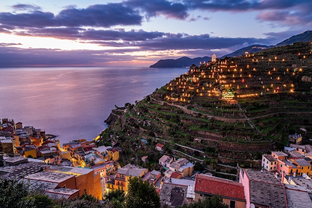 Crèche de Noël à Manarola