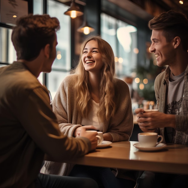 Créer une image réaliste des jeunes ayant une bonne