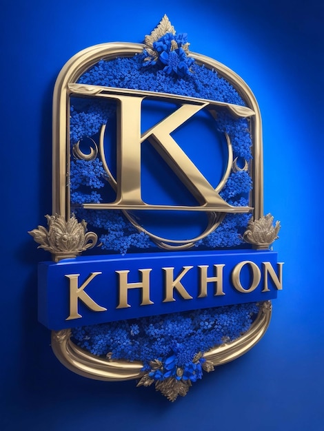 Photo créer un logo alphabétique complet pour khabro