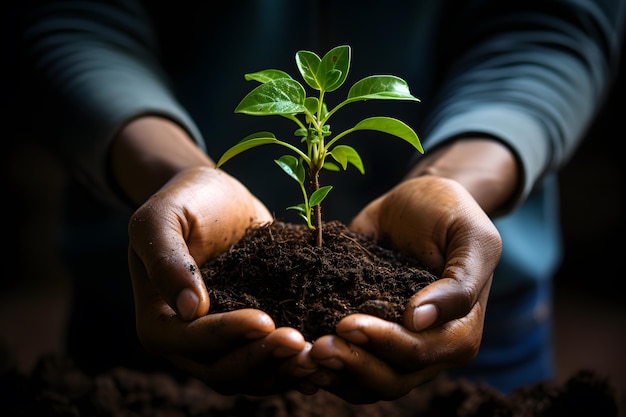 Créez une image qui symbolise le concept d'un monde vert et du Jour de la Terre