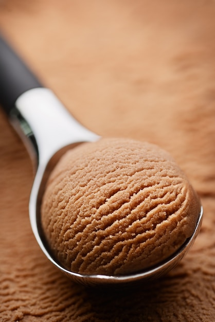 Crème glacée au chocolat