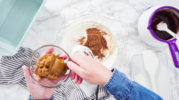 crème glacée au chocolat