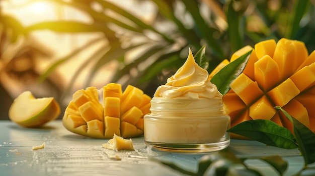 Crème pour le corps au beurre de mangue exotique