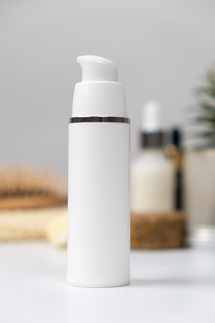 Photo crème visage à la composition naturelle concept cosmétique écologique
