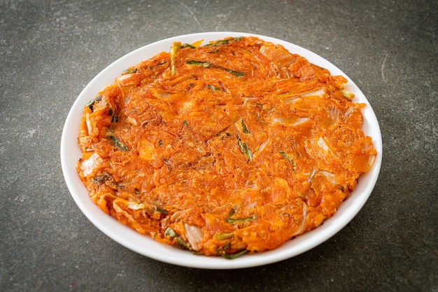 Crêpe coréenne Kimchi ou Kimchijeon