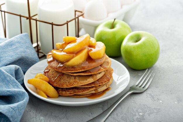 Crêpes au caramel de pomme