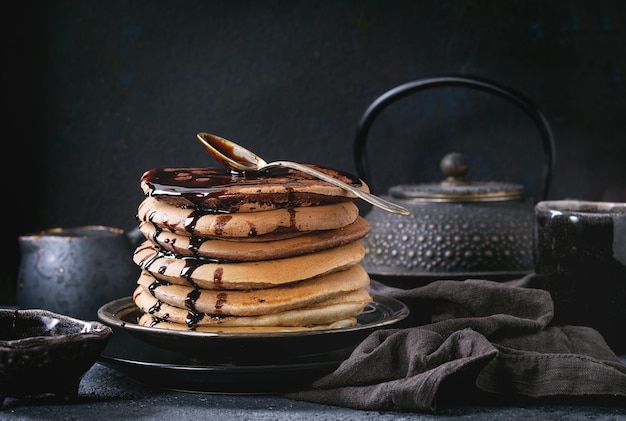 Crêpes au chocolat