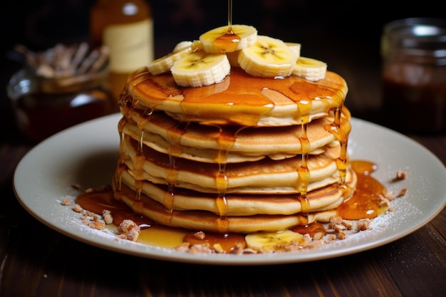 Les crêpes au miel de banane génèrent Ai