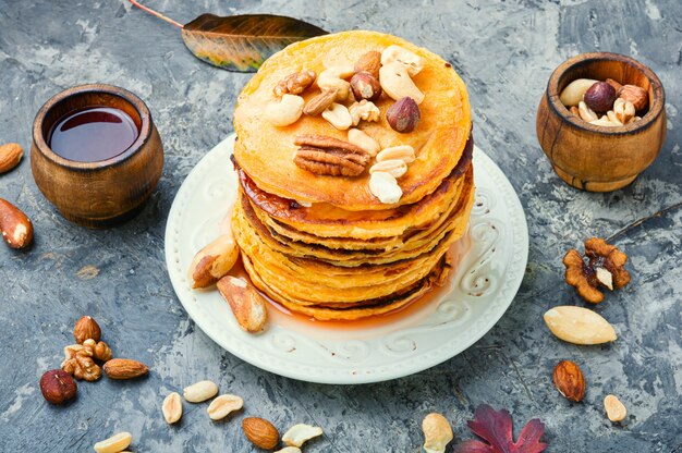 Crêpes au sirop d'érable.