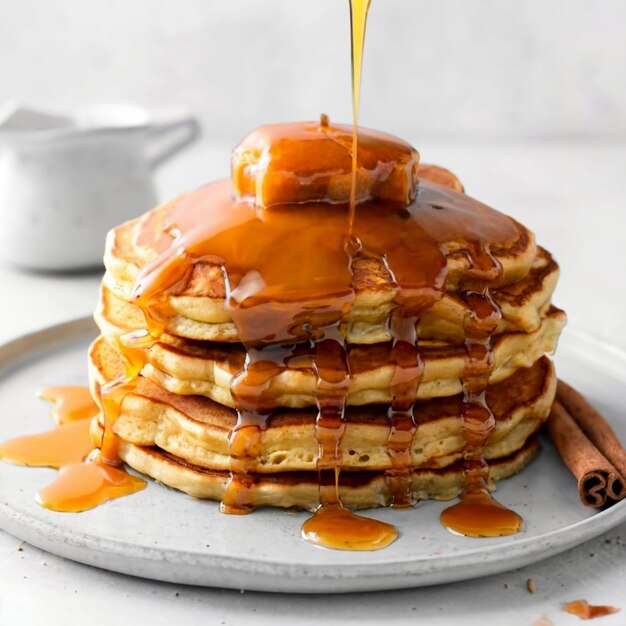 Des crêpes aux épices de citrouille