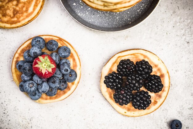 Crêpes aux fruits frais